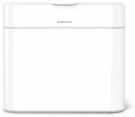 Simplehuman Kôš na kompostovateľný odpad 4 l, biela