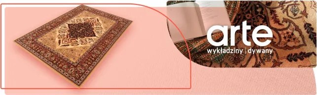 Koberec Agnella Isfahan Leyla jantárový