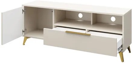 TV skrinka/stolík Semprum 1D1SZ (piesková béžová). Vlastná spoľahlivá doprava až k Vám domov. 1122990