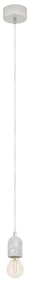 Eglo 95522 - Luster SILVARES 1xE27/60W/230V