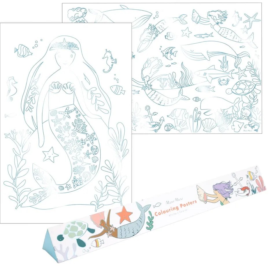 Omaľovánky Mermaid – Meri Meri