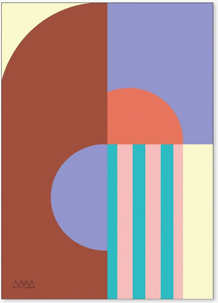 Plagát Colorblock 4