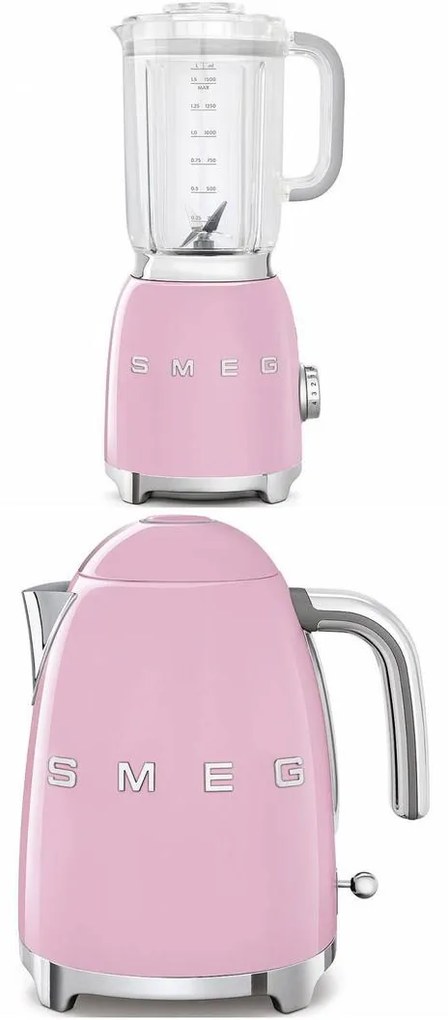 SMEG Set BLF01PKEU+KLF03PKEU, ružová