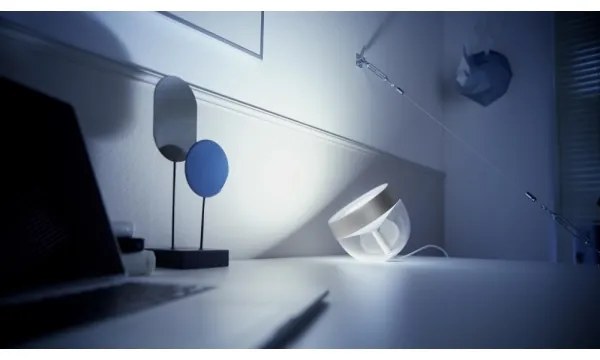 Philips - LED RGB Stmievateľná stolná lampa Hue IRIS LED/8,2W/230V strieborná