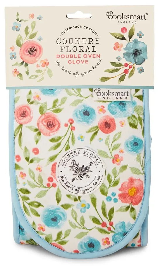 Bavlnená dvojitá chňapka Cooksmart ® Country Floral
