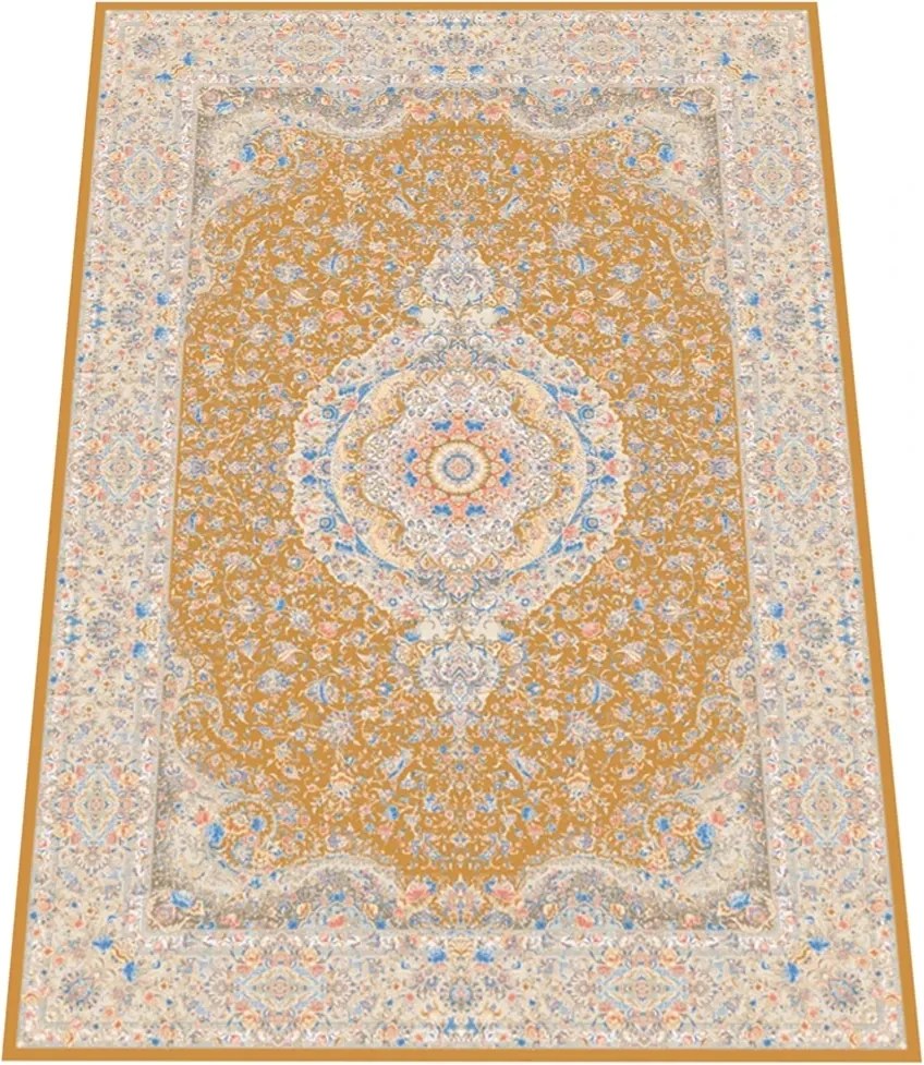 BE Koberec Miras 1200 GOLD – žltý obdĺžnikový Rozmer: 150x225 cm