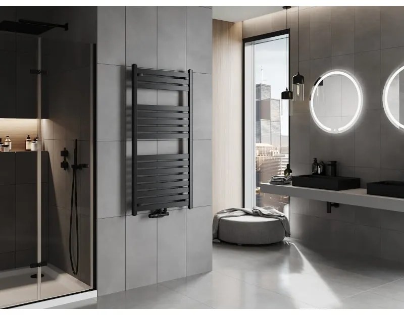 Mexen Uran vykurovacie teleso 1200 x 600 mm, 615 W, čierna, W105-1200-600-00-70