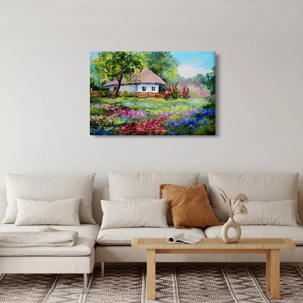 Obraz - Chalupa (90x60 cm)