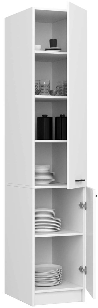 Kuchynská skrinka OLIVIE 40x205 cm biela matná
