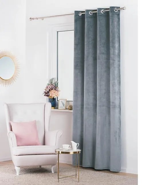 Záves VELVET 140X260 šedá