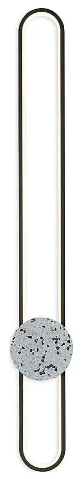 LED Nástenné svietidlo FLORENTYNA LED/24W/230V 4000K čierna/biela