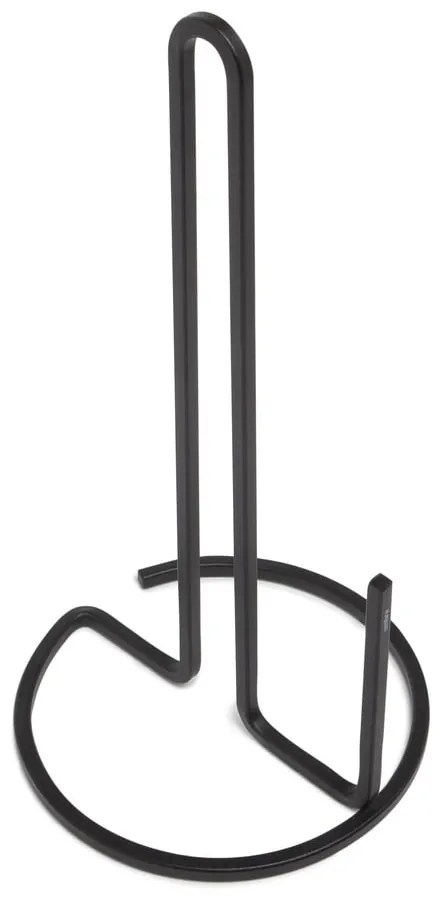 Čierny oceľový držiak na kuchynské utierky ø 17 cm Squire – Umbra