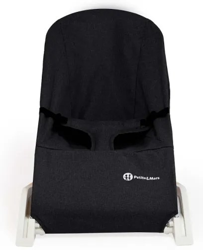 PETITE&MARS - Detské ležadlo CALMY čierna