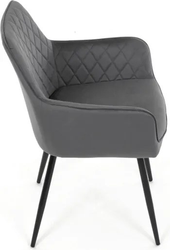 Jedálenská stolička sivá DCH-215 GREY4