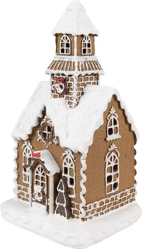 Vianočná perníková chalúpka s Led svetielkami Gingerbread House - 13*11*25 cm
