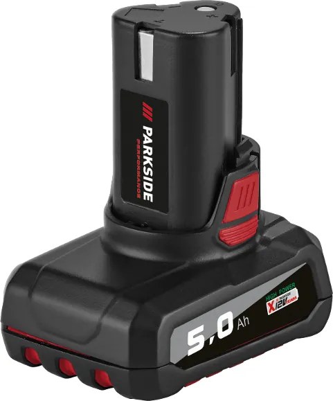 Parkside Performance® Aku priamočiara píla Ppstka 12 A1 + Akumulátor 12 V/2,5 Ah/5 Ah, 2 kusy + Nabíjačka 6 A Plgk 12 6.0 B1 (800012261)