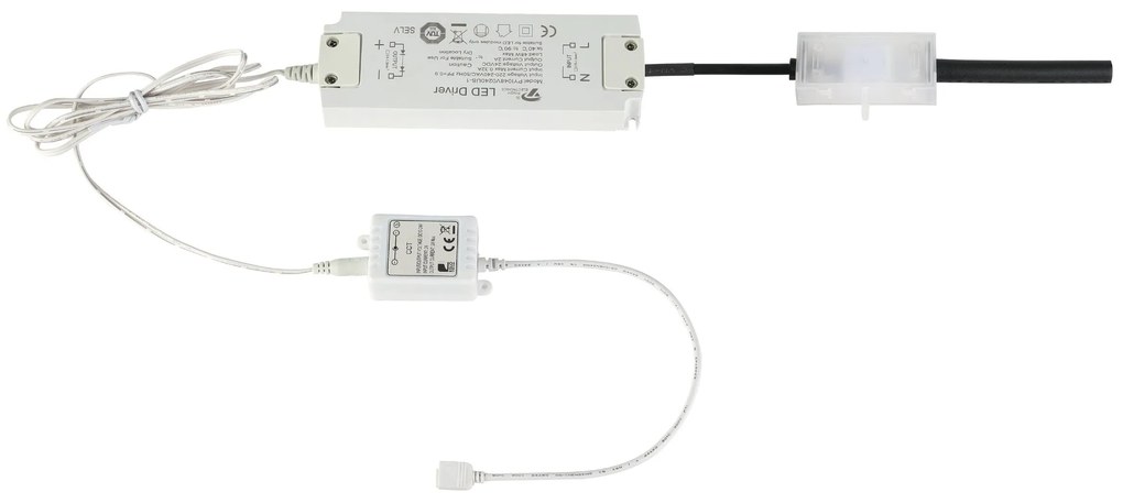 EGLO Inteligentný LED pásik LED STRIPE-Z, 8x3W, teplá biela-studená biela, RGB, 8m