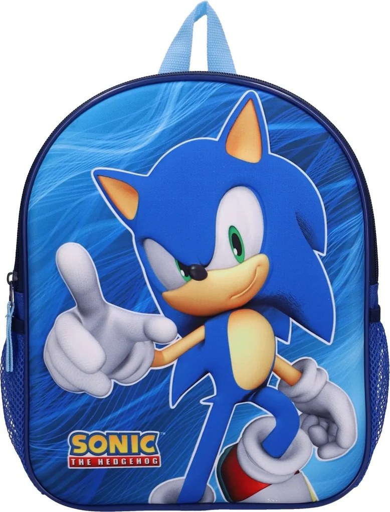 Detský 3D batoh Ježko Sonic – motív Blue Speed - 9L