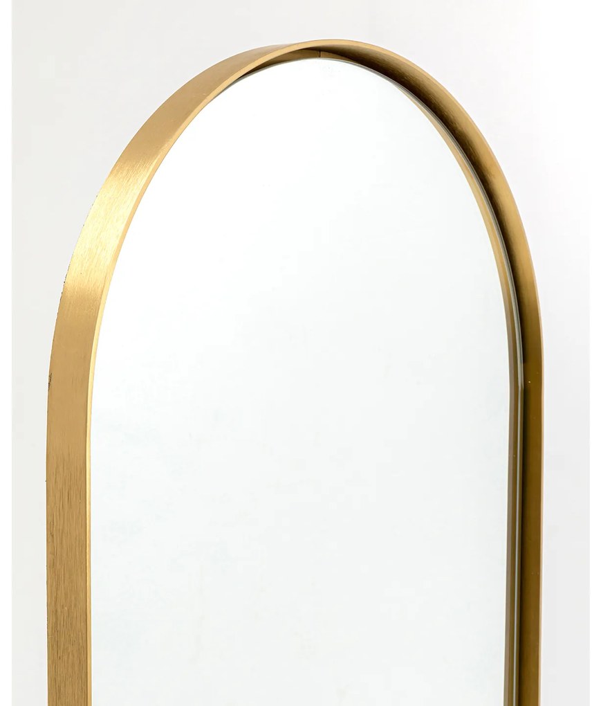 Curve zrkadlo stojacie zlaté