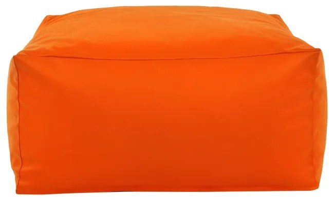 Taburetka oranžová kocka ekokoža