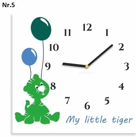 Detské hodiny My Little Tiger Modrá