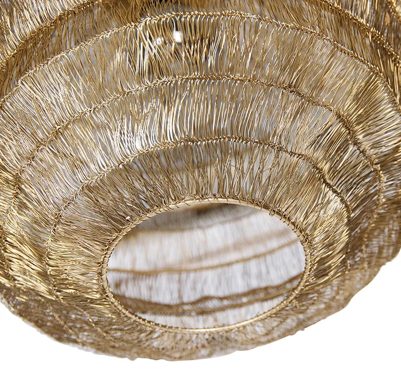 Orientálne stropné svietidlo zlaté 45 cm - Vadi