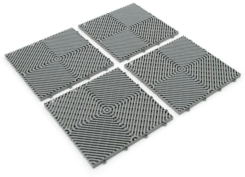 Plastová dlažba Linea Rombo 39,5 x 39,5 x 1,7 cm, sivá