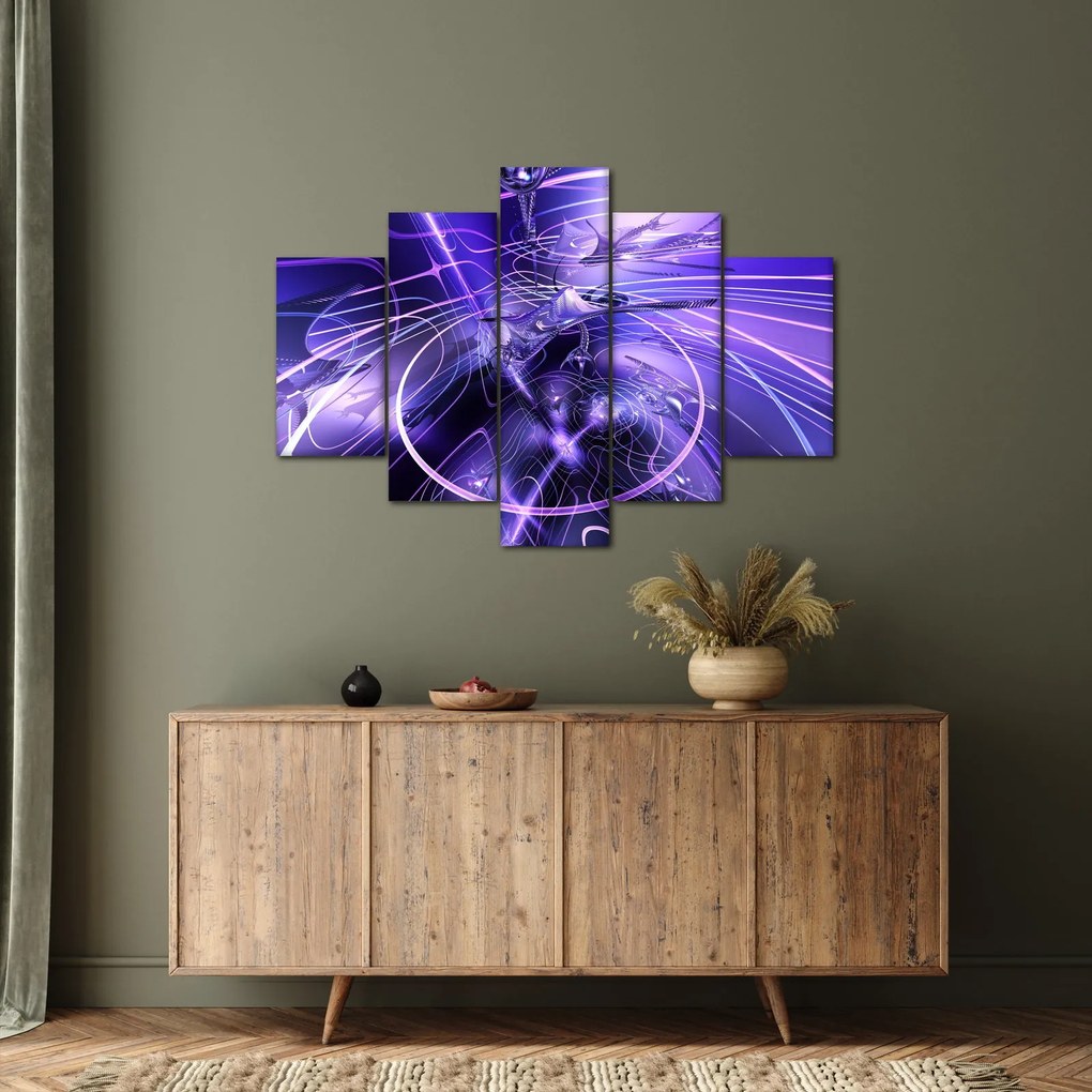 Obraz technické abstrakcie (150x105 cm)