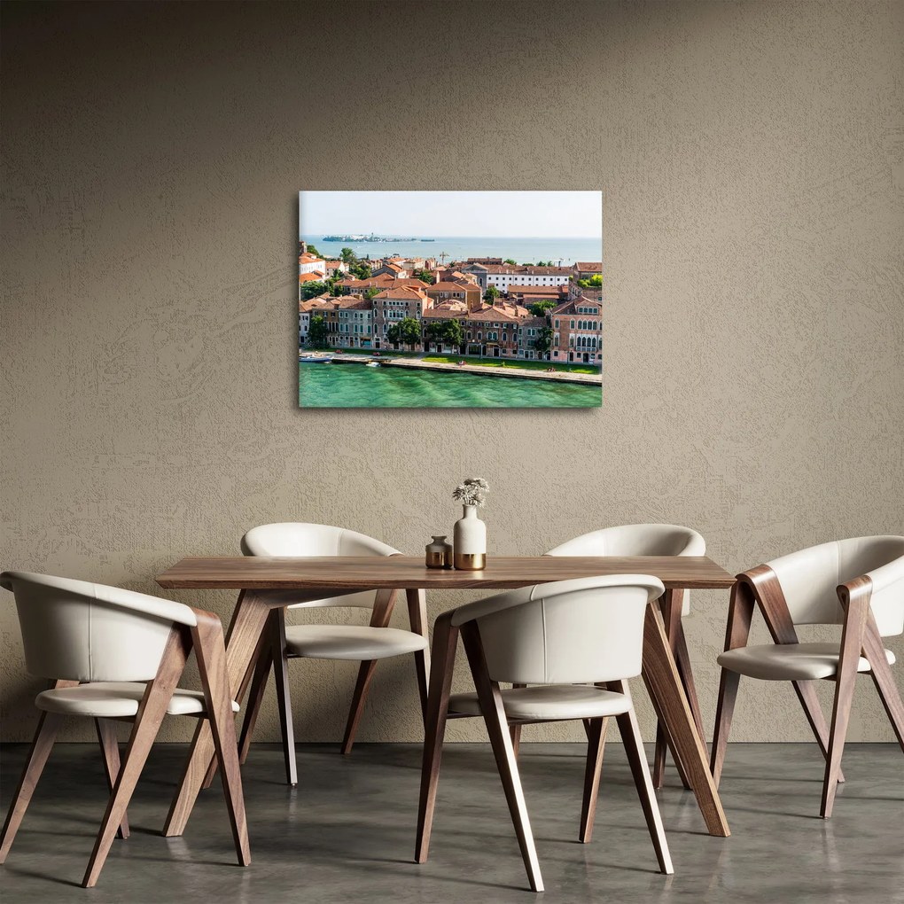 Obraz - Letecký pohľad na mesto (70x50 cm)