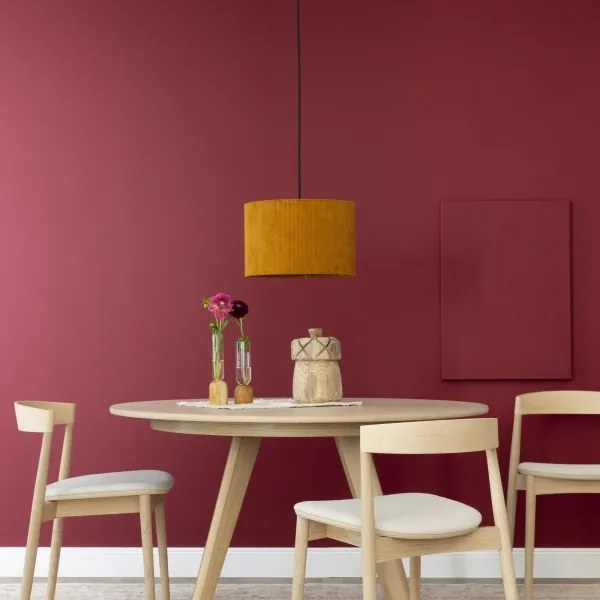 Brilliant - Luster na lanku TONY 1xE27/20W/230V pr. 35 cm oranžová