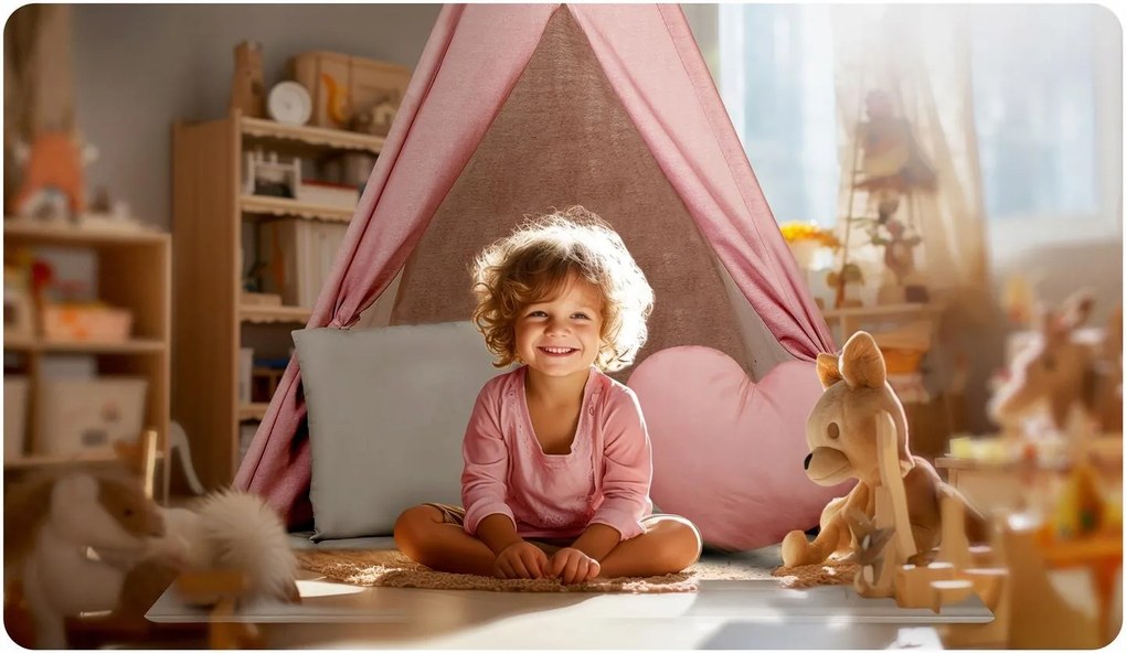 Detský stan Teepee NK-406 NUKIDO 740604 - ružový