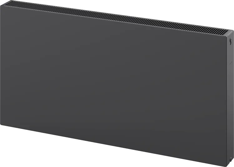 Mexen, Mexen Flat CF22 panelový radiátor 600 x 800 mm, bočné pripojenie, 1266 W, antracit - W422F-060-080-66