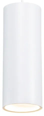 Dizajnové závesné svietidlo biele - Tubo