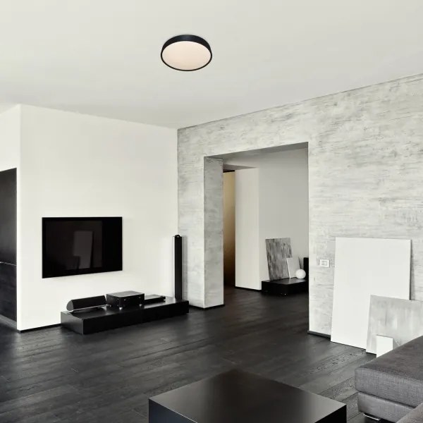 Rabalux 75011 - LED Stropné svietidlo so senzorom LARCIA LED/19W/230V IP44 čierna