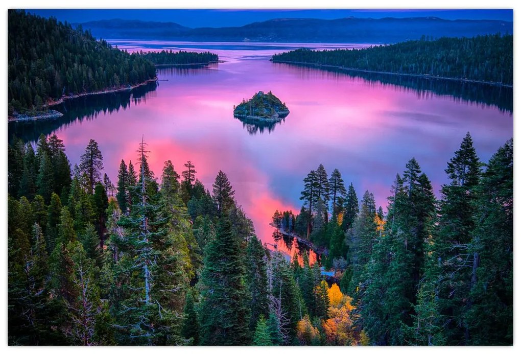 Obraz - Jazero Tahoe, Sierra Nevada, Kalifornia, USA (90x60 cm)