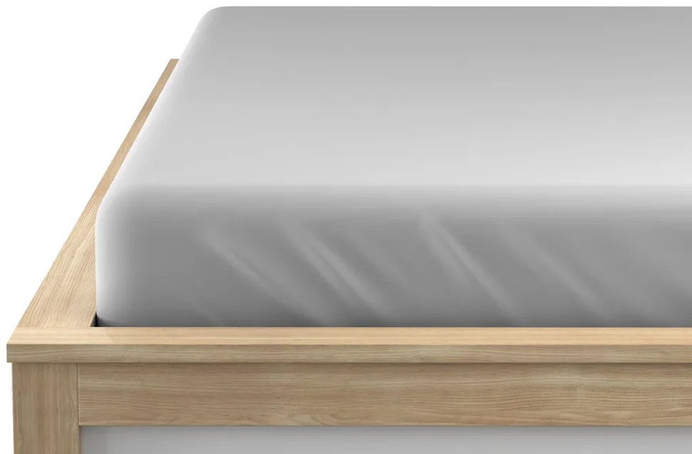 Napínacia plachta z mikrovlákna svetlo sivá 160 x 200 cm