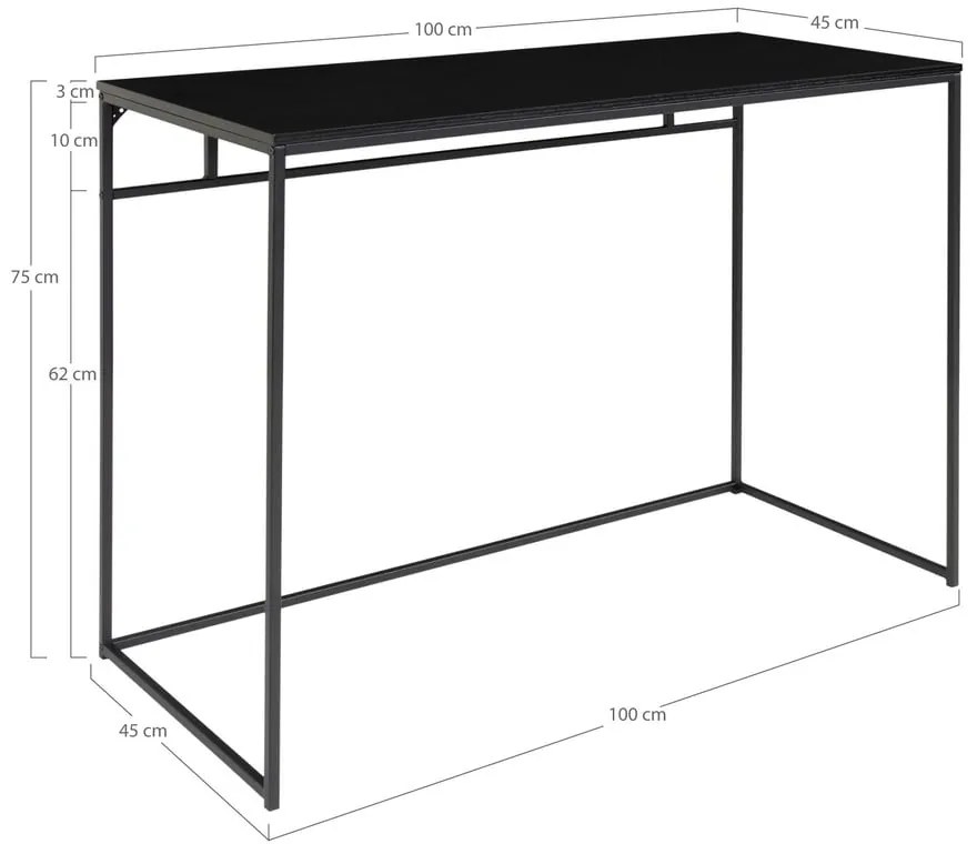 Pracovný stôl 100x45 cm Vita - House Nordic