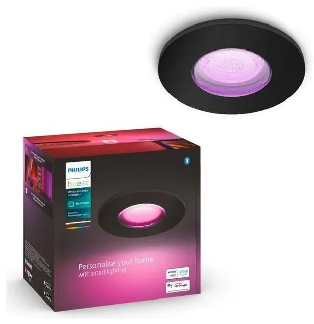 Philips Philips-LED RGBW Stmievateľné kúpeľňové svietidlo Hue XAMENTO GU10/5,7W/230V IP44 P5136