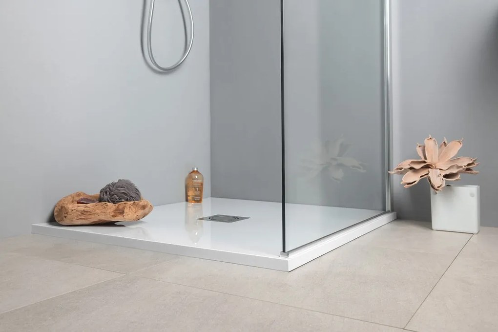 Polysan, FLEXIA sprchová vanička z liateho mramoru s možnosťou úpravy rozmeru 120x80x3cm, 77922