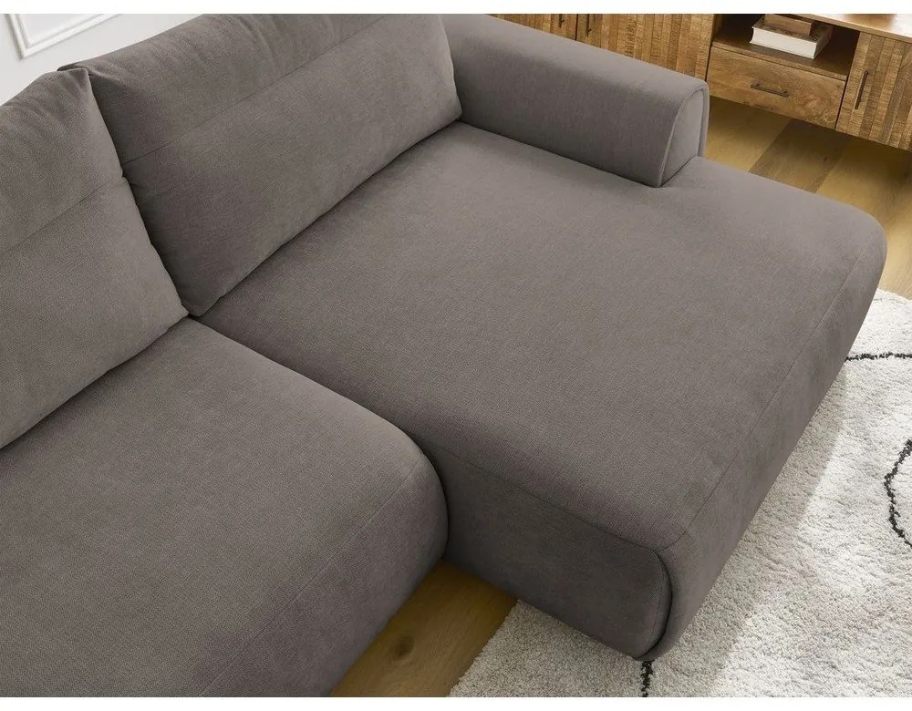 Hnedá rohová pohovka Aden – Bobochic Paris