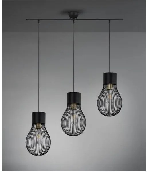 Reality - Luster na lanku DAVE 3xE27/40W/230V