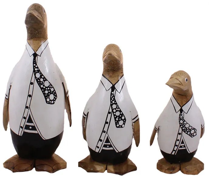 Soška tučňáka s vázankou 25 cm