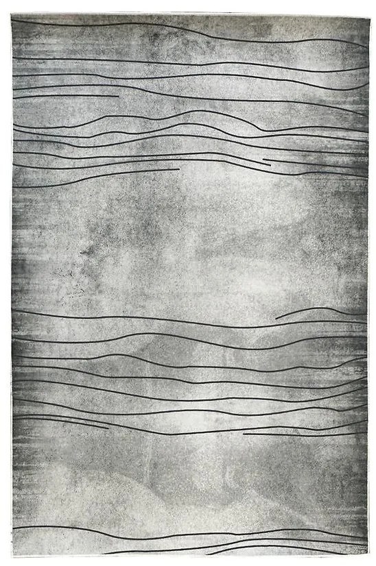 Tlačený koberec Loren 1,6/1,9 LBL 17 sivá