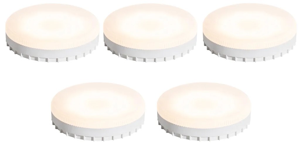 Sada 5 stmievateľných LED žiaroviek GX53 7W 750 lm 3000K