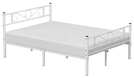 Kovová manželská posteľ 140 cm RMB063W01
