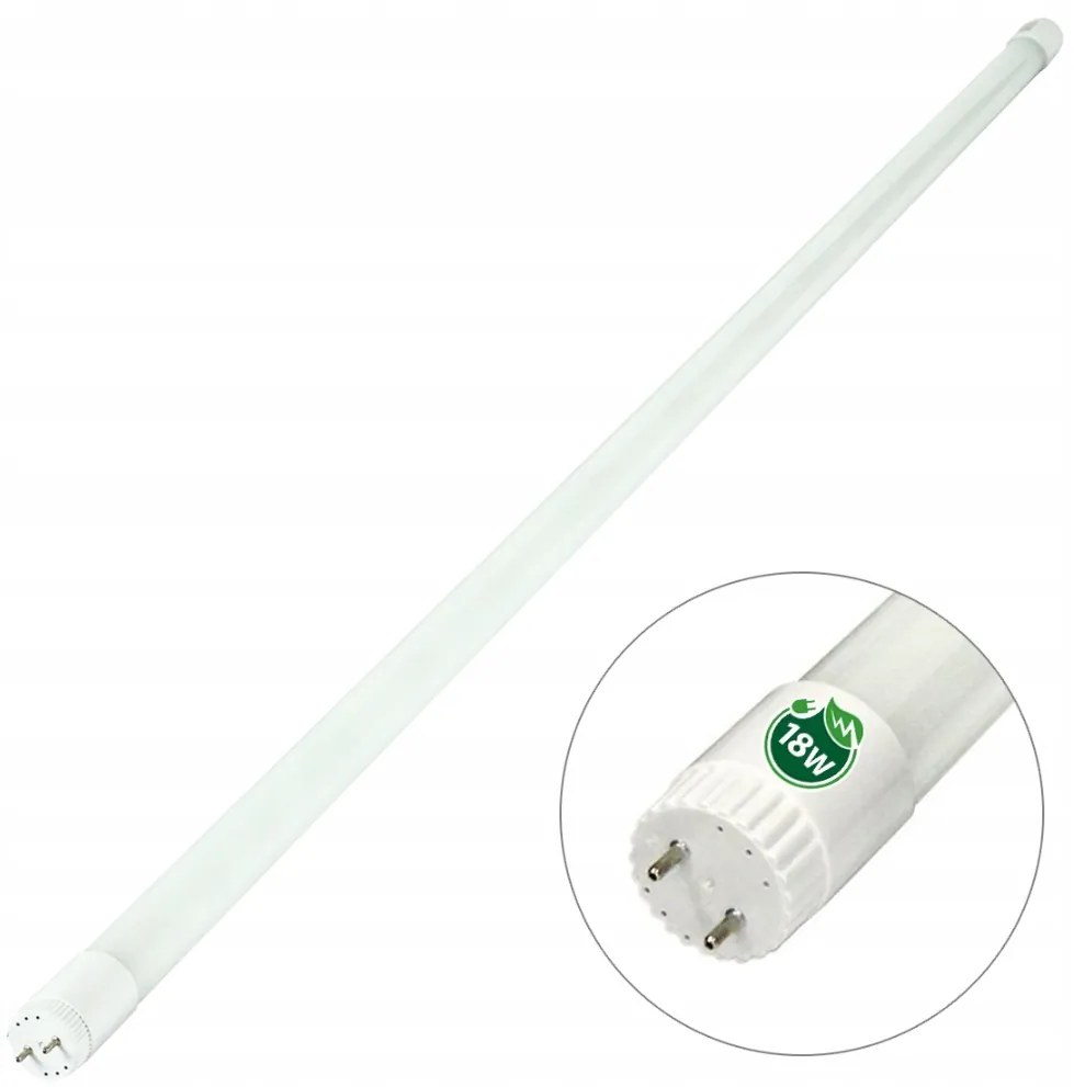 BERGE Hermetické svietidlo 120cm + 2x LED trubica - neutrálna biela