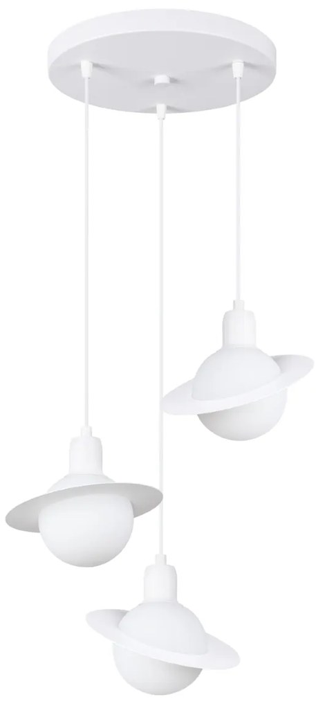 Sollux Lighting Závesné svietidlo HYPERION 1 biele