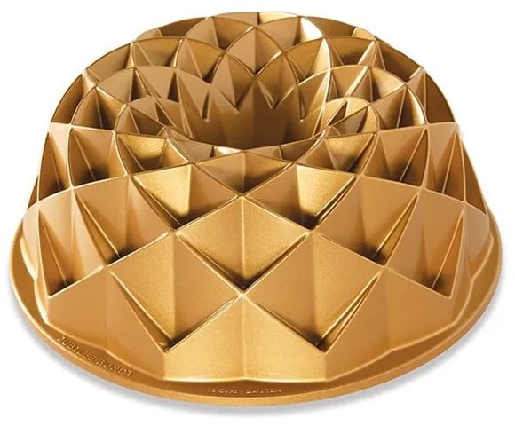 Forma na bábovku v zlatej farbe Nordic Ware Jubilee, 2,4 l