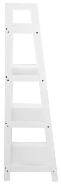 Biely štvorposchodový regál Actona Wally