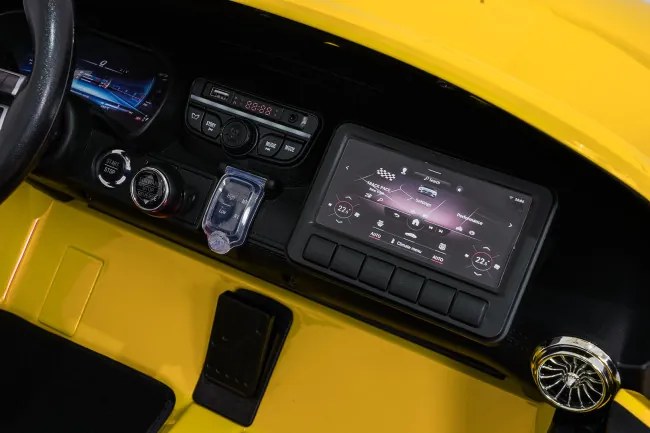 Elektrické autíčko Mercedes Benz GT63 AMG žlté